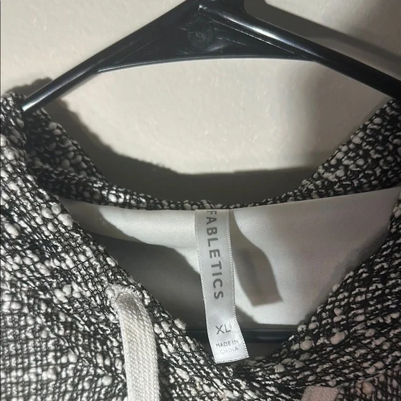 Fabletics Black and White Knit Yukon Dress - Picture 3 of 9